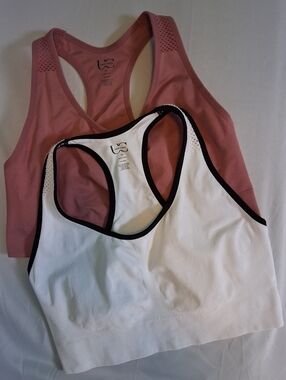 NWOT 2PC Set UC Under Control 3X Seamless Sports Bras Racerback Plus Size